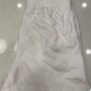 Reformation Brooks Classic Sweat Short - Vintage White